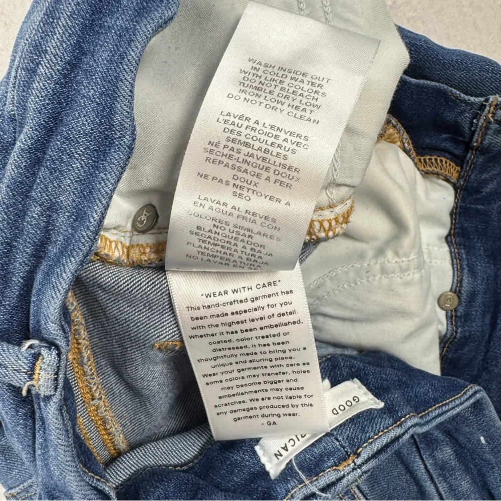 Good American Women’s 4 Good Legs Straight Jeans Indigo271 - Picture 10 of 16